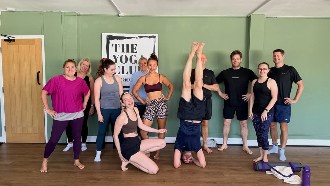 Members together at the studio